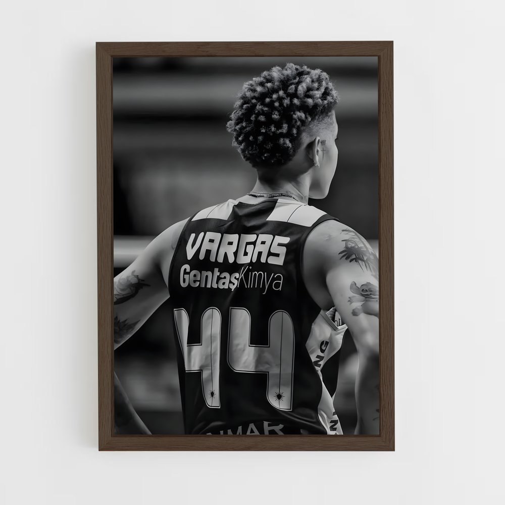 Poster Melissa de vargas – affiche Volleyball (vue 5)